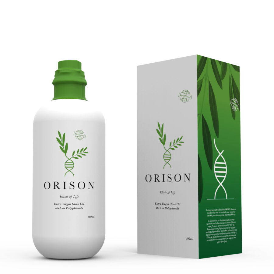 Extra Virgin Olive Oil - Orison Elixir of Life - Rich in polyphenols - Aenaon - 0,5L