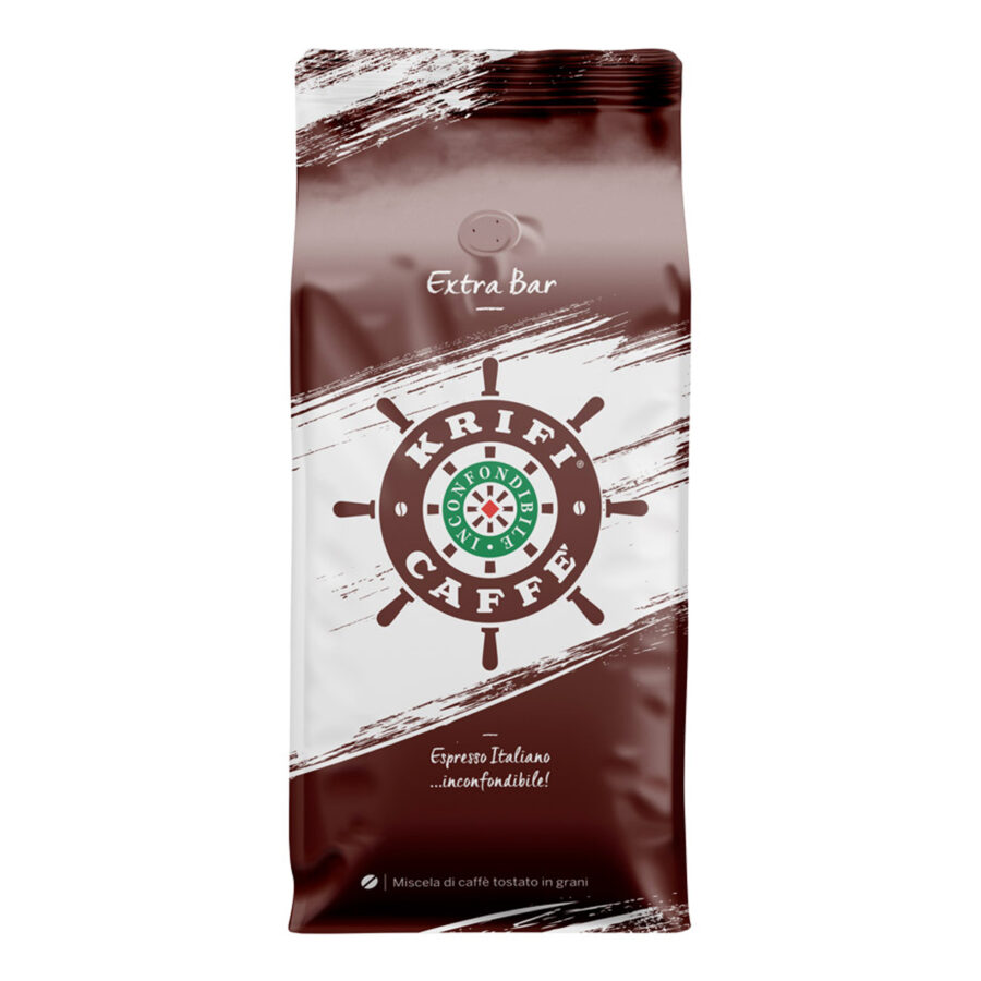 Coffee beans - Arabica Robusta - Krifi Extra Bar - 1 Kg. - Italian