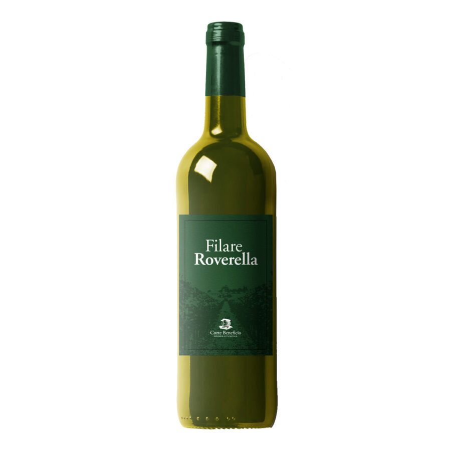 White Frizzante Wine - Filare Roverella - Corte Beneficio - Italian