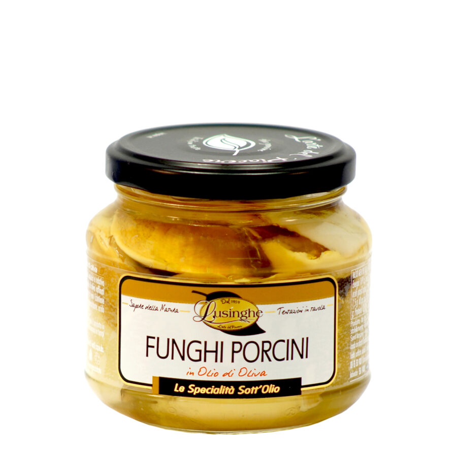 Porcini mushrooms in olive oil - 280/180gr - Da Vinci - Tuscany - Italian