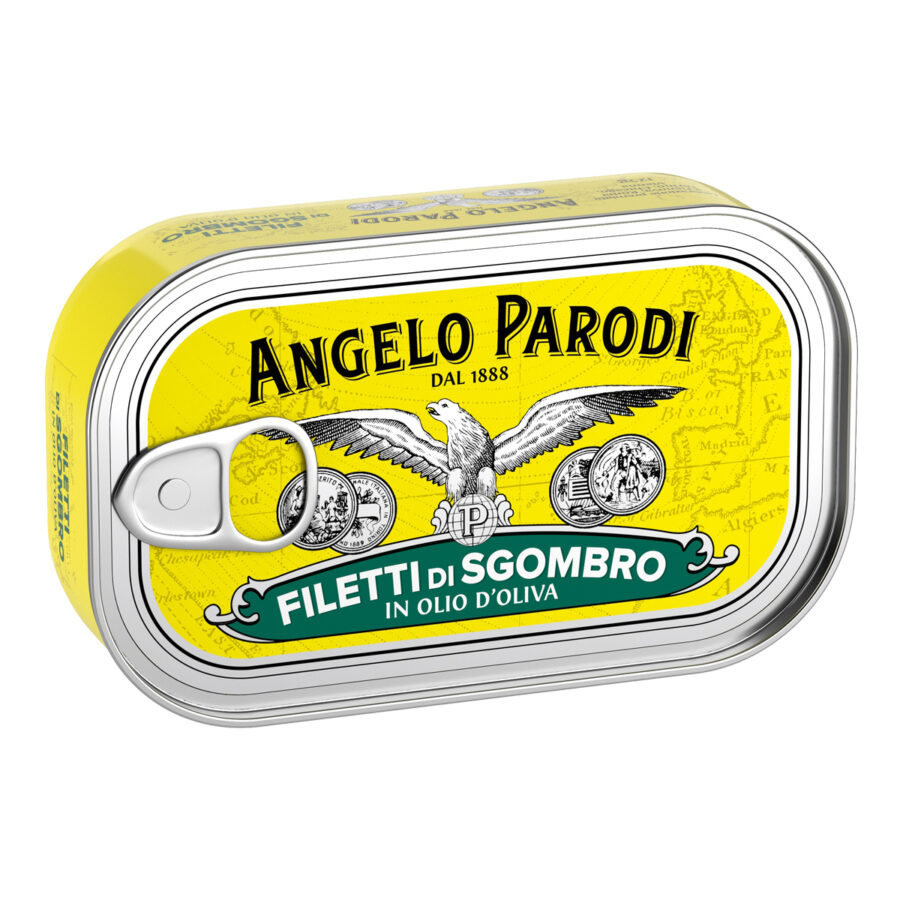 Mackerel fillets in olive oil Angelo Parodi 150 gr